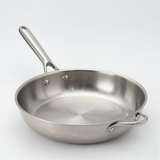 Tri-Ply Stainless Steel Frying Pan