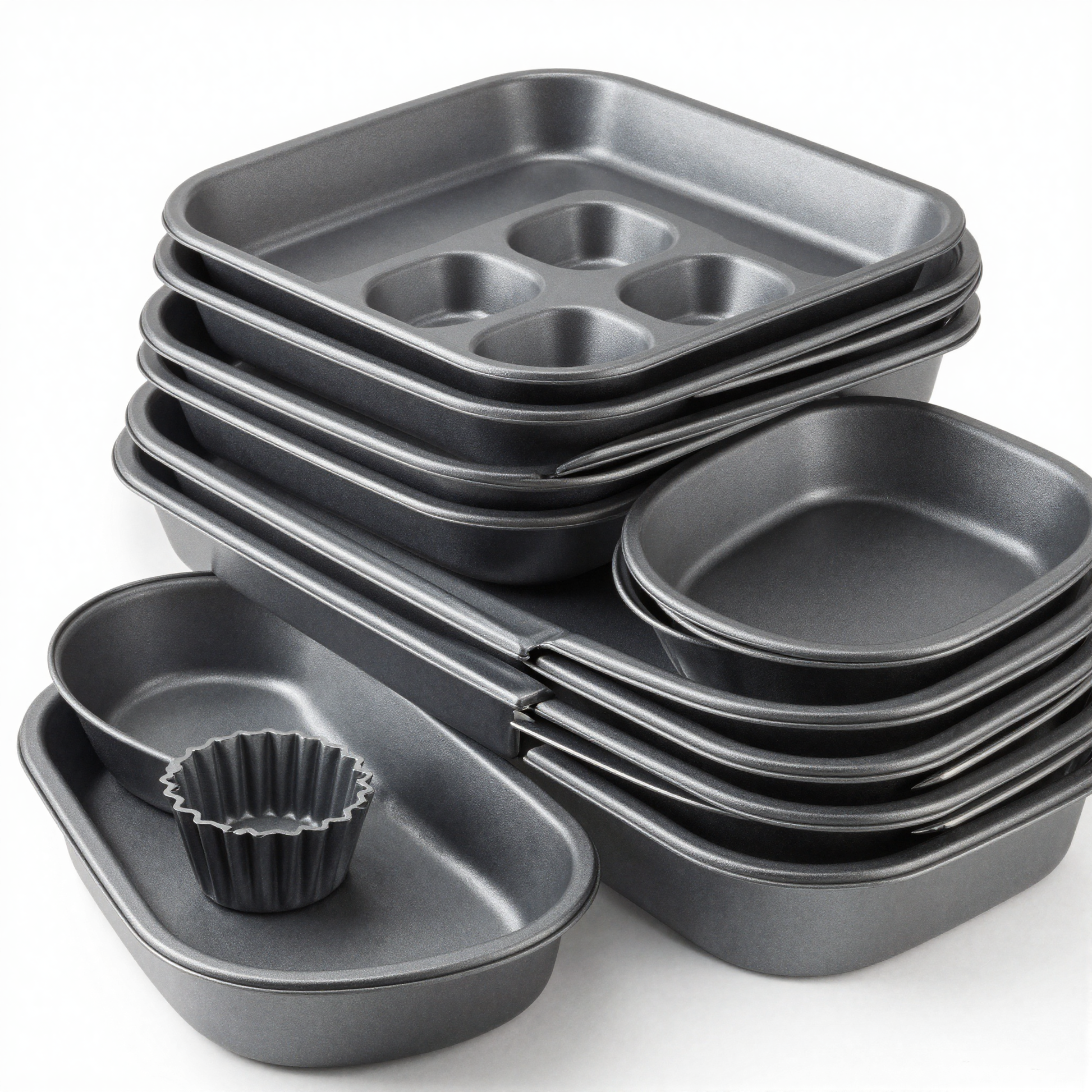 Bakeware set detail
